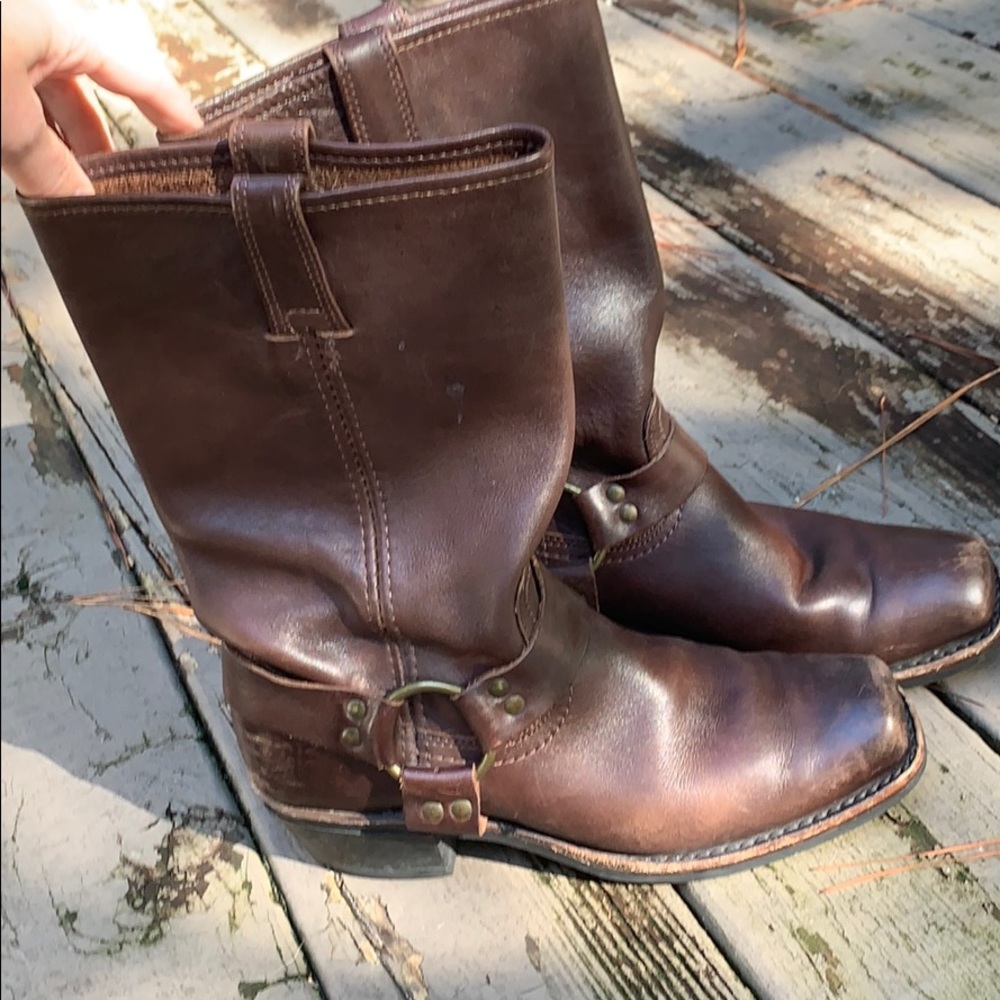 Frye 12” Harness boots